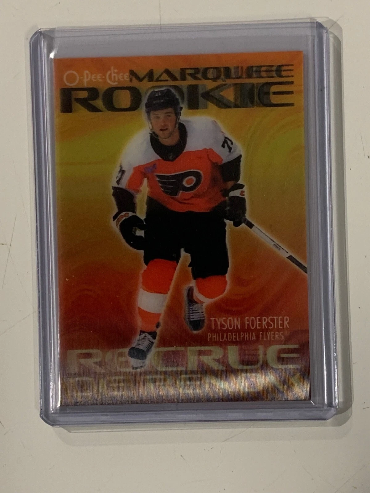 2023-24 O-Pee-Chee Marquee Rookie 3D Card of Tyson Foerster #3D-TF