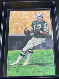 JOE NAMATH GOAL LINE ART ARTIST PROOF! ONLY 50 AP SETS MADE! RARE!!READ!👀🏈😎 - Picture 1 of 3