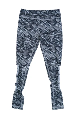 Zumba Wear Mujer Negro Gris Ropa Activa Atlética Con Cordones Acanalados Laterales Leggings M Foto 1 de 4