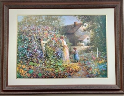 Su Martin "Sábado por la tarde" Firmado a mano y # ENMARCADO Arte Impresionista Nuevo Foto 1 de 3