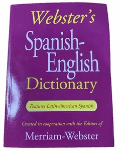 Webster's Spanish-English Dictionary (Features Latin-American Span... by unknown - Picture 1 of 4