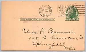 Citizens Military Training Camps 1929 Postal Card Postcard Lakewood Ohio - Picture 1 of 2