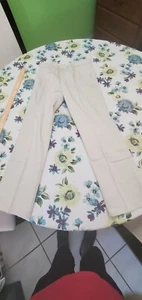 Boys Husky Chaps School Uniform Pleated size 18 husky Pants - Cement Color nwt - Picture 1 of 8