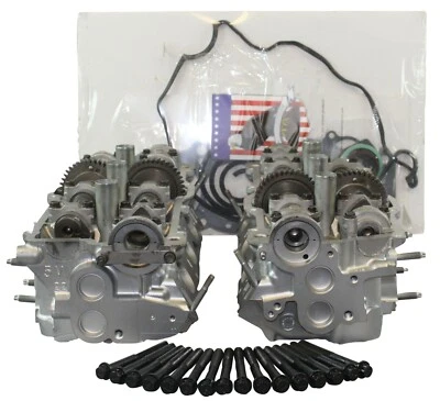 Toyota 5VZ DOHC 3.4 Cylinder Heads 4Runner T-100 Tacoma Pickup Head Set & Bolts - Imagem 1 de 3