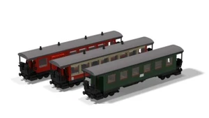 PDF-Anleitung HSB Personenwagen Unikat MOC 10277 zum Bau aus LEGO©-Steinen - Bild 1 von 13