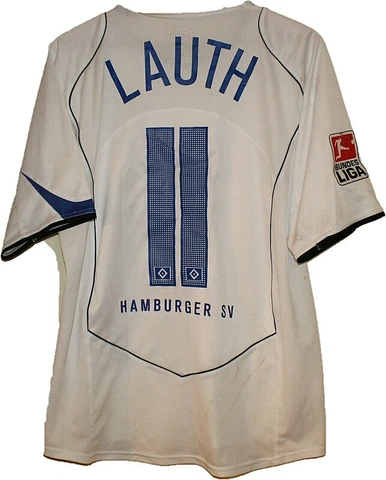 SIGNED MATCH WORN #11 LAUTH Hamburger SV HSV Football SHIRT Jersey GERMANY NIKE Cover