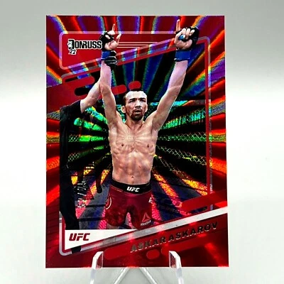 2022 Panini Donruss UFC Askar Askarov #93 Holo Red Laser /75 Bullet - Image 1 of 4