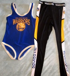 NBA Golden State Warriors 2 Piece Set Jogging Pants & Jersey - Youth Medium - Picture 1 of 12