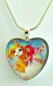 MIA AND ME UNICORN HEART 25M SILVER NECKLACE 18 INCH 4-6 YEAR GIFT BOX BIRTHDAY 