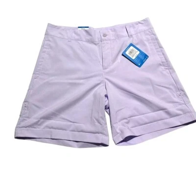 Columbia Utility Shorts Women's Size 12 Silver Ridge Lavender Lightweight NWT - Image 1 of 4