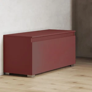 Cassa Panca con cassettone in legno 81 cm RUGGINE - Foto 1 di 2