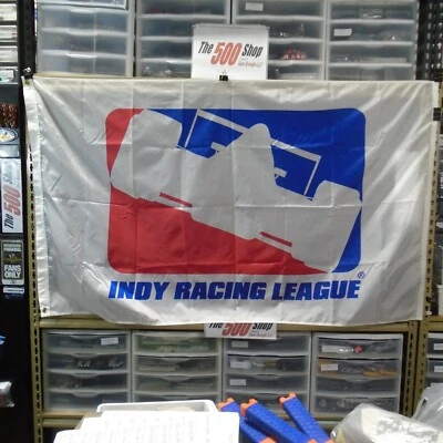 Indy Racing League Logo Collector 3' x 5' Flag IRL Logo Banner - Image 1 of 4