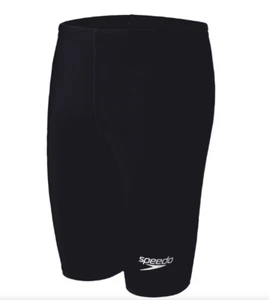 Speedo Youth Black Swim Shorts Jammer Powerflex Eco Drawstring Size 24 NWT - Picture 1 of 8