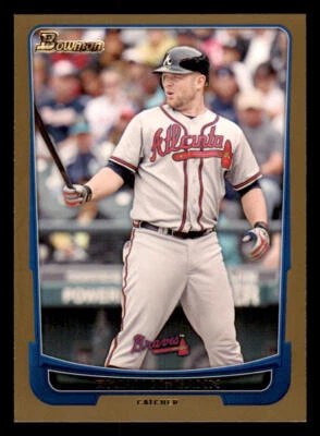 2012 Bowman Gold #70 Brian McCann - Image 1 of 2
