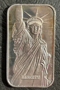 1986 1 oz Engelhard Liberty Trade argento MTB vintage - Foto 1 di 5