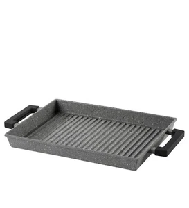 Bistecchiera Mopita Rettangolare in Alluminio Pressofuso Antiaderente 34x27x4cm - Foto 1 di 8