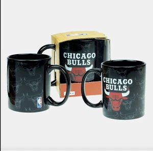 Chicago Bulls Coffee Mug NBA Ceramic Cup Large 350ml Gift Idea New - Picture 1 of 3
