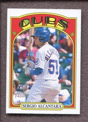2021 Topps Heritage #721 - Sergio Alcantara - Image 1 of 2