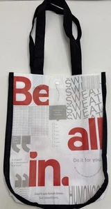 Bolso de Mano Lululemon Reutilizable para Regalo de Compras Yoga Be All In Negro Blanco 11" - Imagen 1 de 7