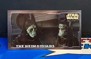 1999 Star Wars Episode 1 Widevision Series 2 Embossed Foil The Neimoidians H-E1 - Picture 1 of 2