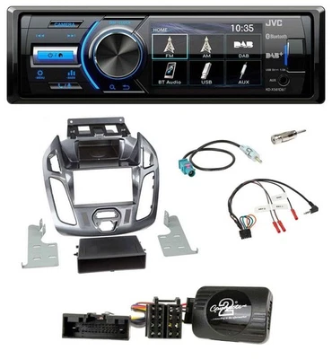 JVC Bluetooth Lenkrad USB DAB Autoradio für Ford Transit Connect ohne Display 13 - Bild 1 von 4