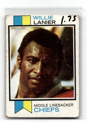 1973 Topps Willie Lanier #410 NFL FOOTBALL - Image 1 of 2