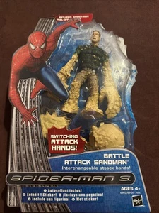 SLIGHT BOX DAMAGE - SPIDER-MAN 3 BATTLE ATTACK SANDMAN ACTION FIGURE - Picture 1 of 13