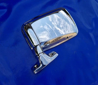 VW Golf 2 Jetta 2 Scirocco 1 53 Specchio Retro Cromato Lato Guida - Immagine 1 di 4