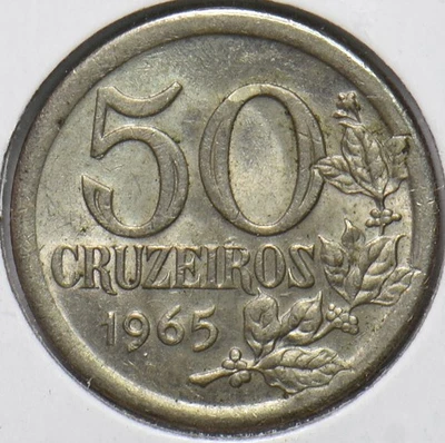 Brazil 1965 50 Cruzeiros 293839 combine shipping - Image 1 of 2