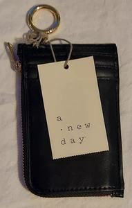 A New Day Slim Black Wallet 3.25 X 5.25 Inches  - Picture 1 of 4