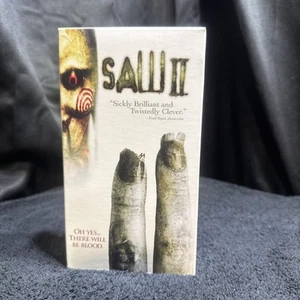 SAW II (2005) VHS Tape Splatter Horror Movie Slasher Film Lions Gate Home Video - Picture 1 of 8