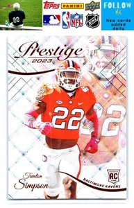 2023 Panini Prestige #380 Trenton Simpson Xtra Points Diamond - Picture 1 of 2
