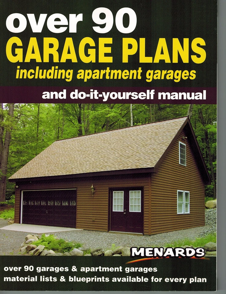Over 90 garage plans including apartment garages and do-it-yourself manual - Image 1 of 1