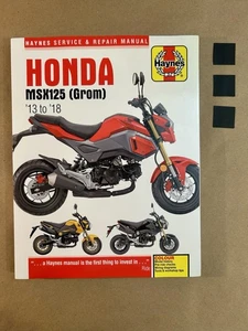 Honda MSX125 (GROM) '13 bis '18: Haynes Service- und Reparaturanleitung von Redakteuren - Bild 1 von 4