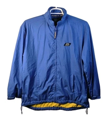 Cortavientos Lauren Ralph Lauren para mujer azul medio cremallera completa poliéster Foto 1 de 4