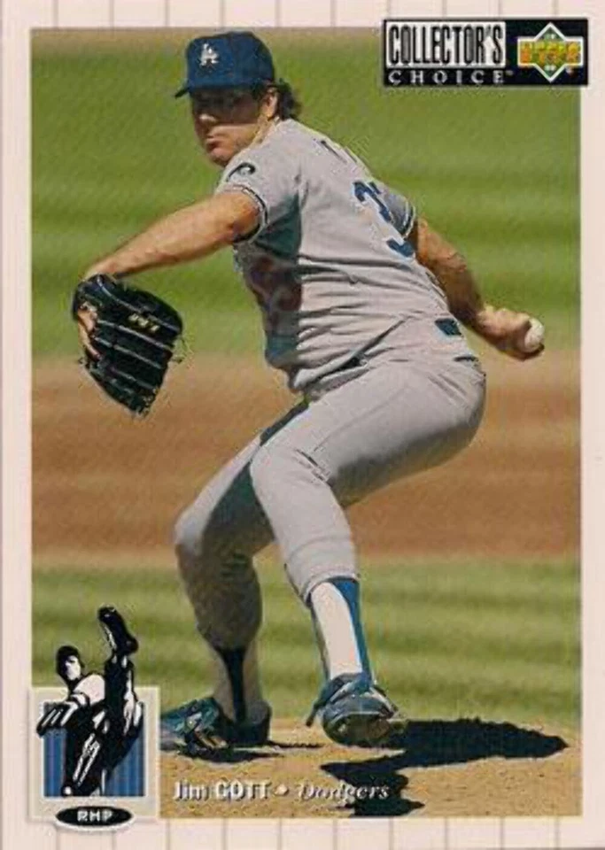 #113 Jim Gott - Los Angeles Dodgers - 1994 Collector's Choice Baseball - Image 1 of 1