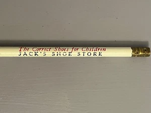 Tienda de zapatos de lápiz publicitario vintage Dover Delaware 108 loockerman década de 1960 - Imagen 1 de 5