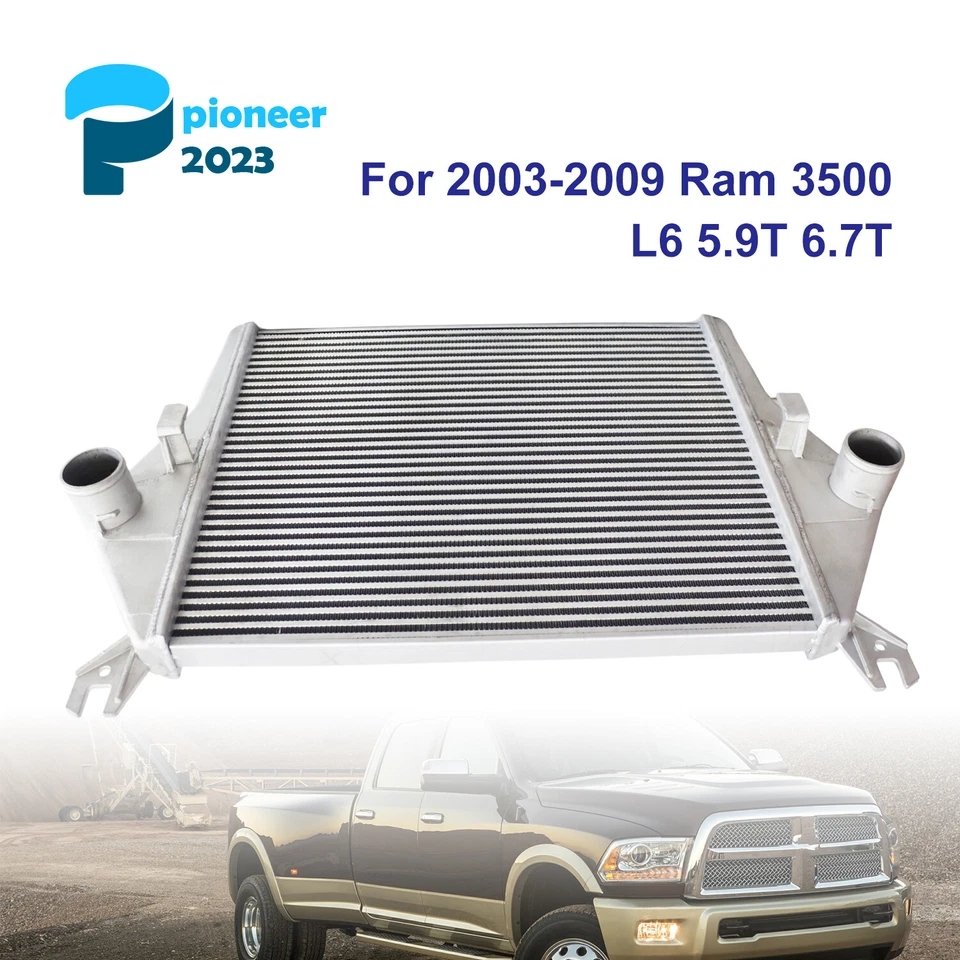 Intercooler refrigerado por aire para Dodge Ram L6 2003-2009 5,9 L 6,7 L turboalimentado 5170704 Foto 1 de 4