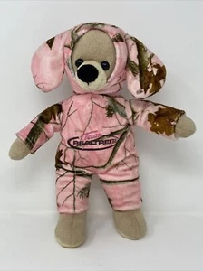 Maglione mimetico Bass Pro Shops orsacchiotto peluche 14" squadra Realtree HTF - Foto 1 di 3