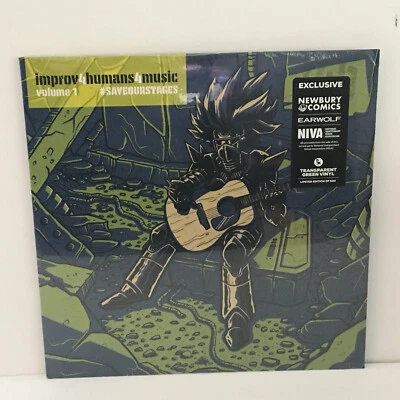 improv4humans4music Vol 1 GREEN Color Vinyl New FRANK TURNER LUCERO AUSTIN LUCAS — 第 1/3 张图片