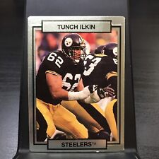 1990 ACTION PACKED FOOTBALL CARD PITTSBURGH STEELERS #224 TUNCH ILKIN