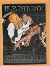 Tim Duncan San Antonio Spurs 2013-14 Panini Bird's Eye View #6 HOF 4Z