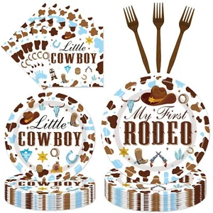 My First Rodeo Birthday Party Supplies - Western Cowboy 1st Party Decorations... - Picture 1 of 7