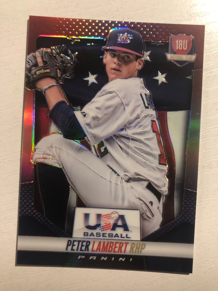 2014 Panini USA Baseball Red White Blue Refractor /149 Peter Lambert 40 - Image 1 of 1