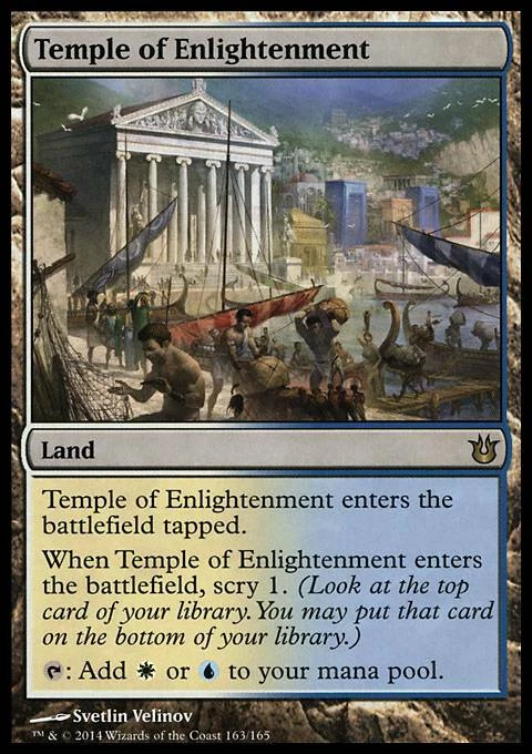 Magic the Gathering MTG Temple of Enlightenment (163) Born of the Gods   LP - Image 1 of 1