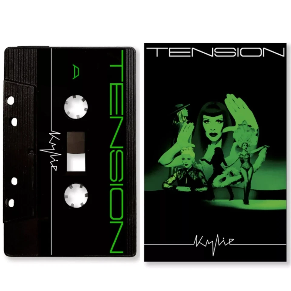 (CD1850) Kylie Minogue: Tension Cassingle - 2-track UK Black Cassette Single - Image 1 of 1