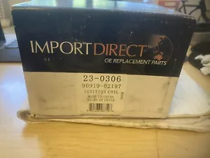 BRAND NEW 23-0306 IMPORT DIRECT IGNITION COIL 90919-02197 - Picture 1 of 2
