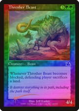 Thresher Beast FOIL Prophecy HEAVILY PLD Green Common MAGIC MTG CARD ABUGames