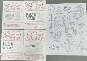 5 PLANCHAS DE COSTURA SUBLIMES EN PATRONES DE TRANSFERENCIA ROCK 'N ROLL CRAFTOPIA MOD VERDURAS - Imagen 1 de 1