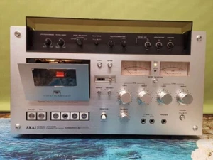 AKAI GXC-570D STEREO CASSETTEN DECK/ TONBANDGERÄT - Foto 1 di 12